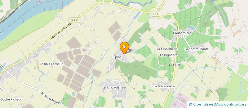 localisation de l'entreprise MTS PROD à DIVATTE-SUR-LOIRE