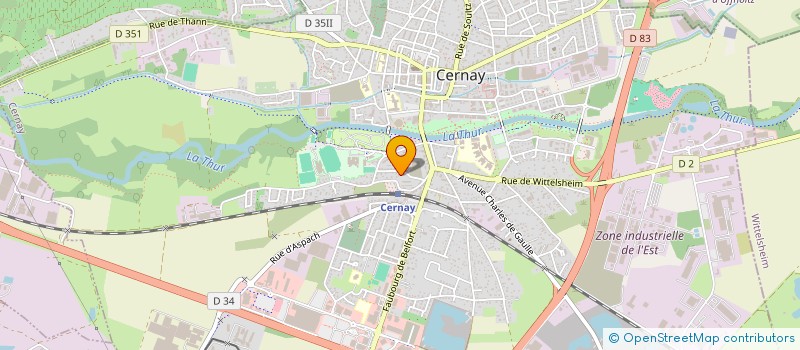 localisation de l'entreprise MTS PRODUCTIONS à CERNAY
