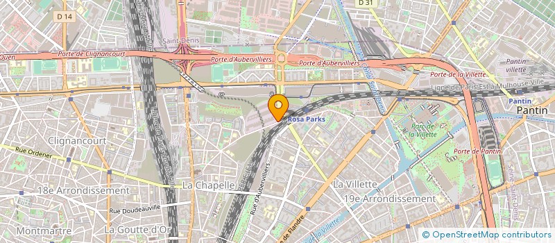 localisation de l'entreprise MTS SA à PARIS