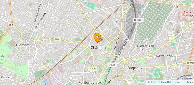 localisation de l'entreprise MTSC à CHATILLON