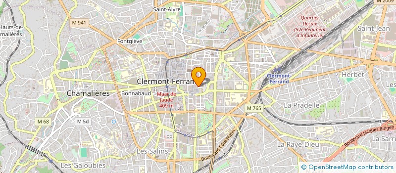 localisation de l'entreprise MTT  CLERMONT-FERRAND