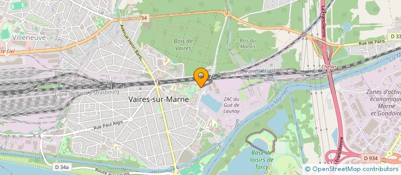 localisation de l'entreprise MTT CONSEIL à VAIRES-SUR-MARNE