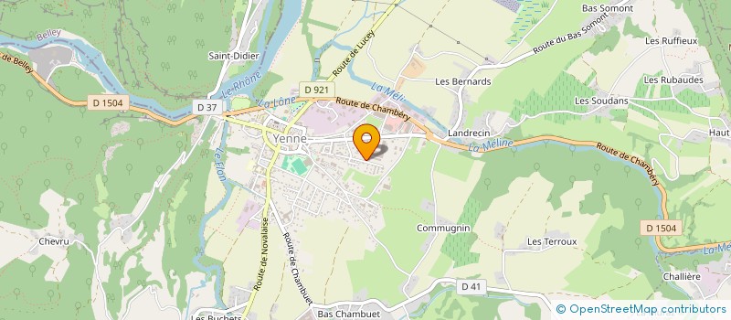 localisation de l'entreprise MTT IMMO  YENNE