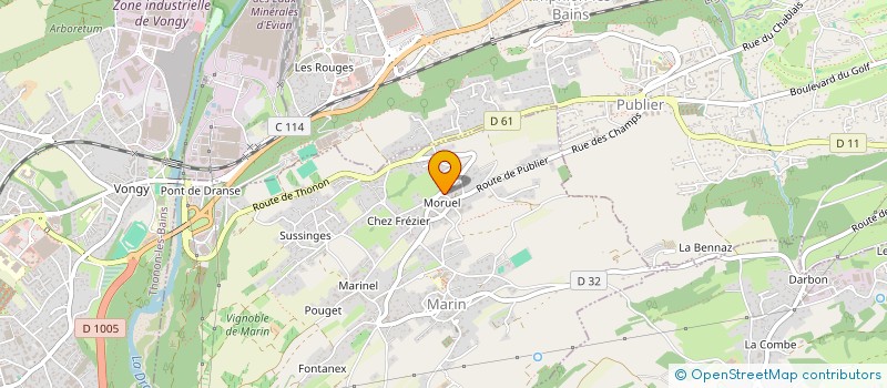 localisation de l'entreprise MTT TECH  MARIN