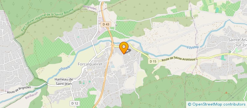 localisation de l'entreprise MTTR AMENAGEMENT  FORCALQUEIRET