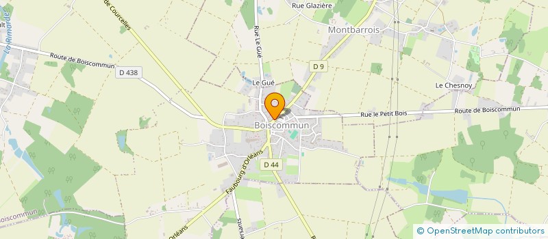 localisation de l'entreprise MTV à BOISCOMMUN