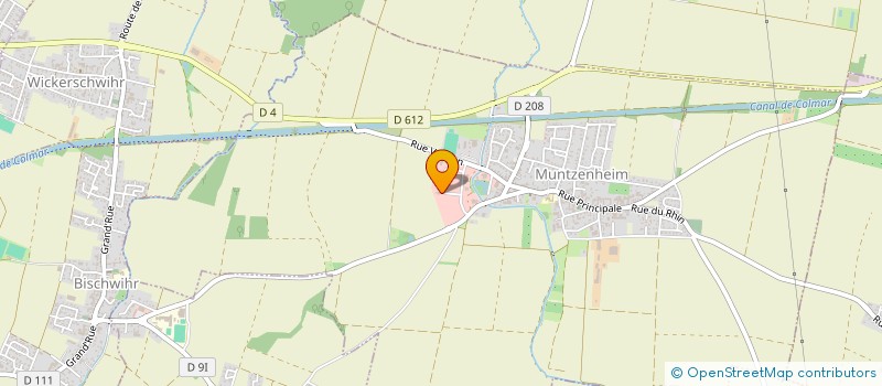 localisation de l'entreprise MTV  MUNTZENHEIM