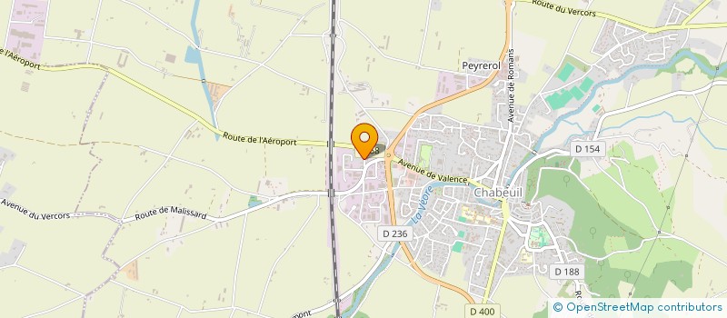 localisation de l'entreprise MTVF à CHABEUIL