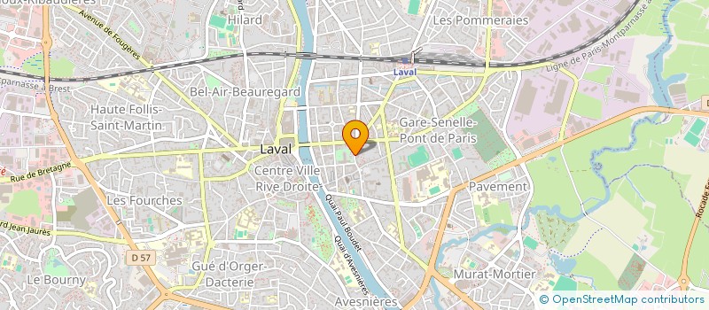 localisation de l'entreprise MTW à LAVAL