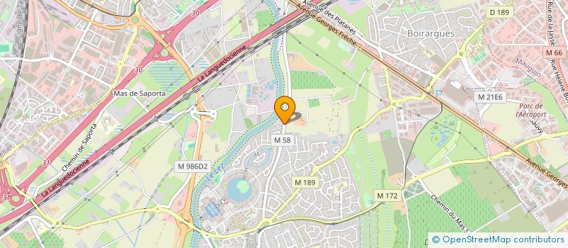 localisation de l'entreprise MTW GESTION à LATTES