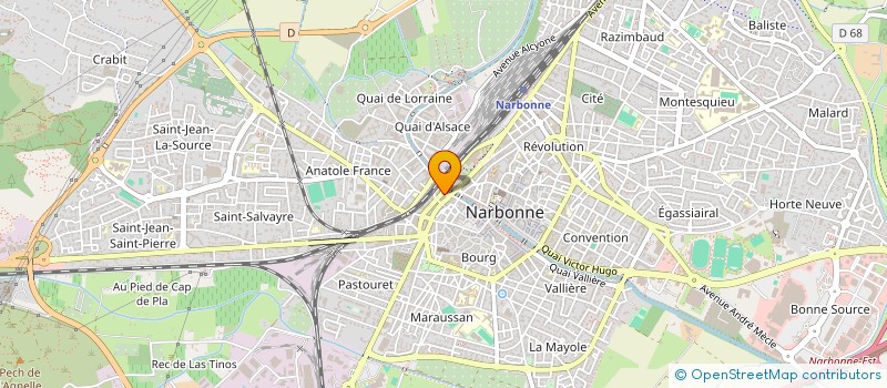 localisation de l'entreprise MTX à NARBONNE
