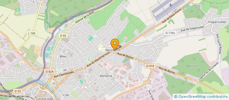 localisation de l'entreprise MTX SGMES à SARREGUEMINES