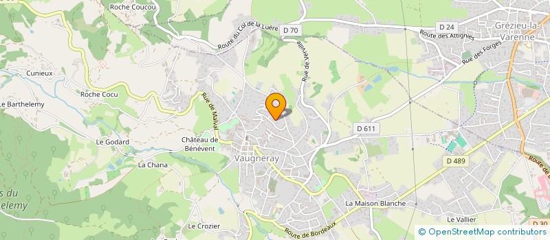 localisation de l'entreprise MTY PULSECAPITAL  VAUGNERAY