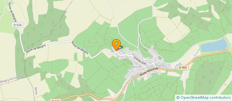 localisation de l'entreprise MTZ  BEINE