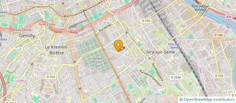 localisation de l'entreprise MTZ COMMERCIAL AGENCY  IVRY-SUR-SEINE