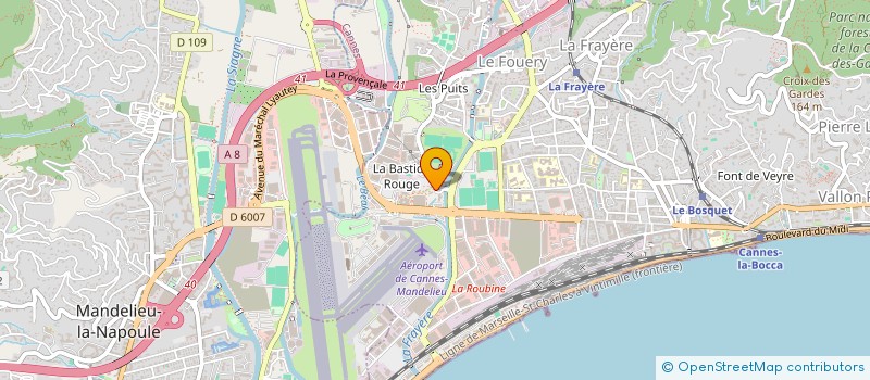 localisation de l'entreprise MTZ INVEST  CANNES