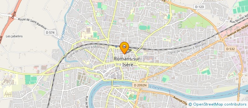 localisation de l'entreprise MU à ROMANS-SUR-ISERE