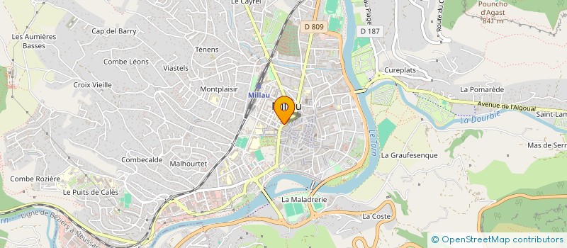 localisation de l'entreprise MU à MILLAU