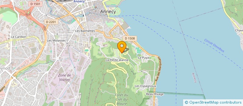localisation de l'entreprise MU FINANCE à ANNECY