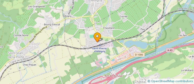 localisation de l'entreprise MU HOLDING  SAINT-PIERRE-D'ALBIGNY