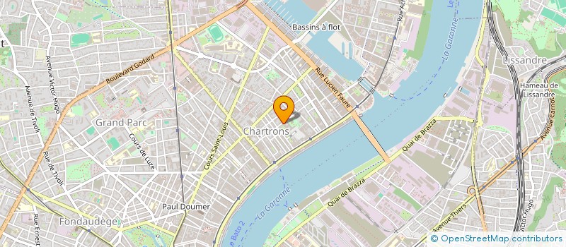 localisation de l'entreprise MU-IMMO  BORDEAUX