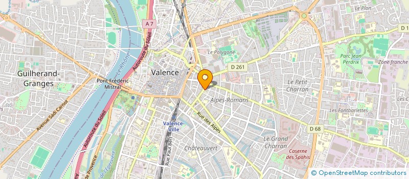 localisation de l'entreprise MU SARL à VALENCE