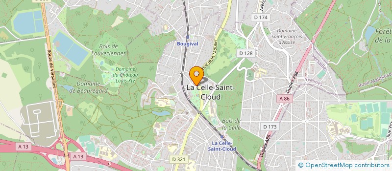 localisation de l'entreprise MUAI THAI CELLOIS à LA CELLE-SAINT-CLOUD