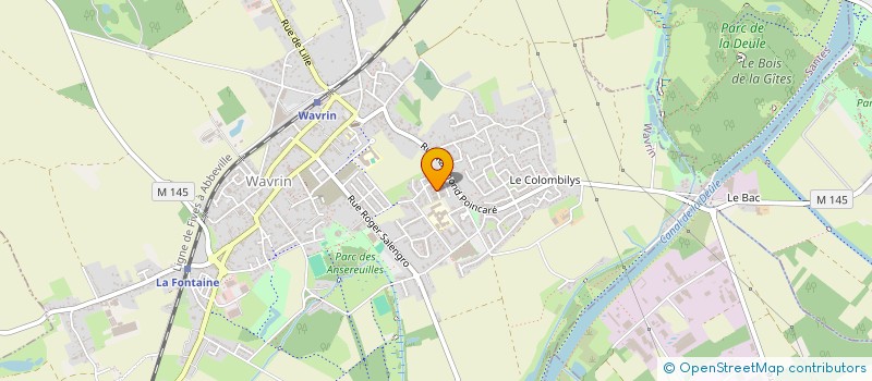 localisation de l'entreprise MUANCES  WAVRIN