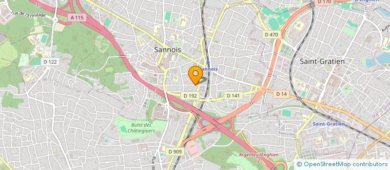 localisation de l'entreprise MUAY THAI ACADEMY  SANNOIS