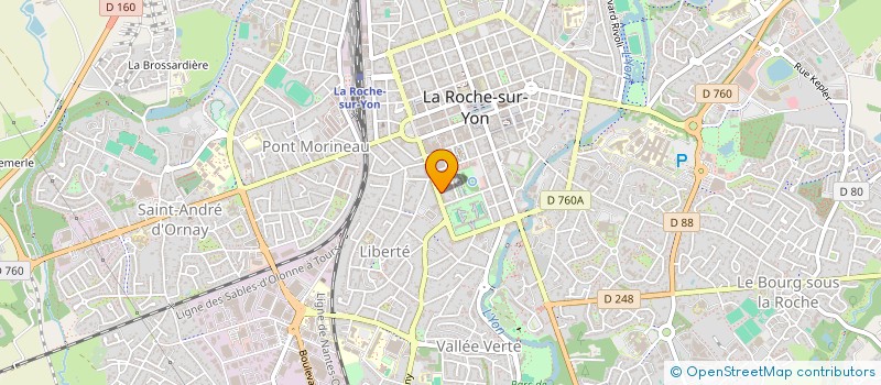 localisation de l'entreprise MUAY THAI CLUB YONNAIS DIT TKAO à LA ROCHE-SUR-YON