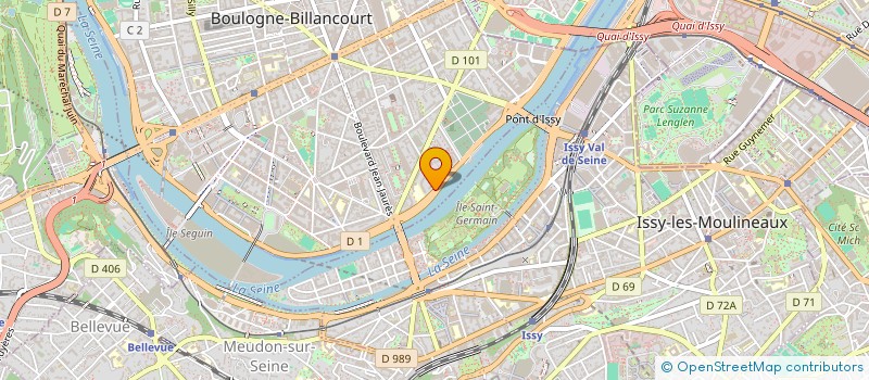 localisation de l'entreprise MUAY THAI SCHOOL 92 à BOULOGNE-BILLANCOURT