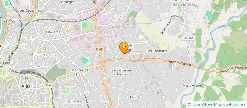 localisation de l'entreprise MUAYTHAI CEVENOL  ALES