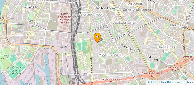 localisation de l'entreprise MUAYTHAI MMA ACADEMIE  VENISSIEUX