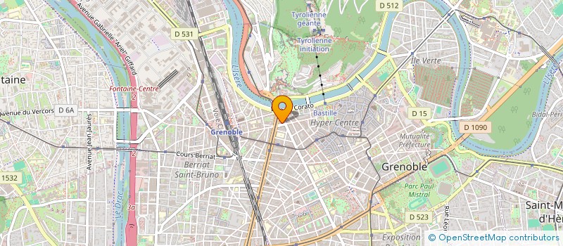 localisation de l'entreprise MUB BURGER  GRENOBLE