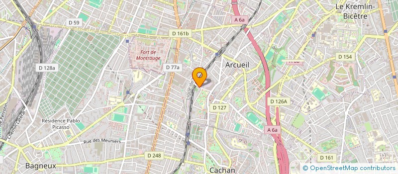 localisation de l'entreprise MUBEE à ARCUEIL