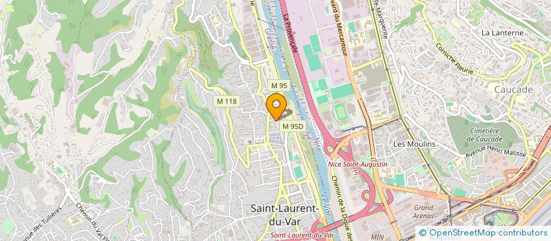 localisation de l'entreprise MUCA à SAINT LAURENT DU VAR
