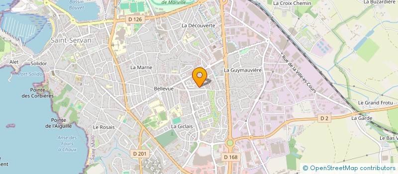 localisation de l'entreprise MUCA  SAINT-MALO