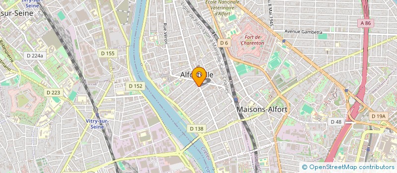 localisation de l'entreprise MUCHA-BAT à ALFORTVILLE