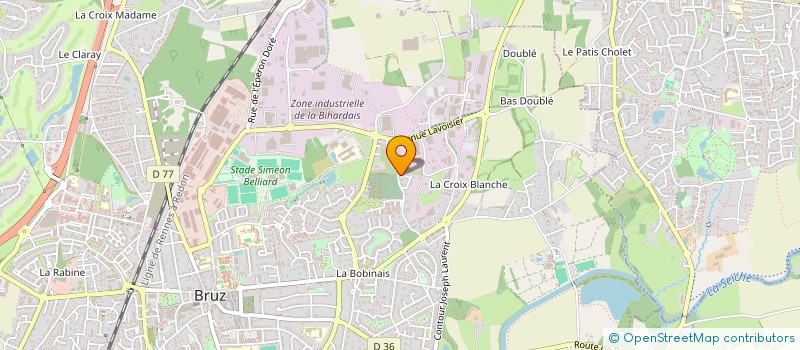 localisation de l'entreprise MUCHAR à BRUZ