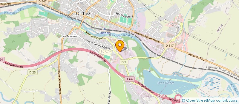 localisation de l'entreprise MUCHE  ORTHEZ