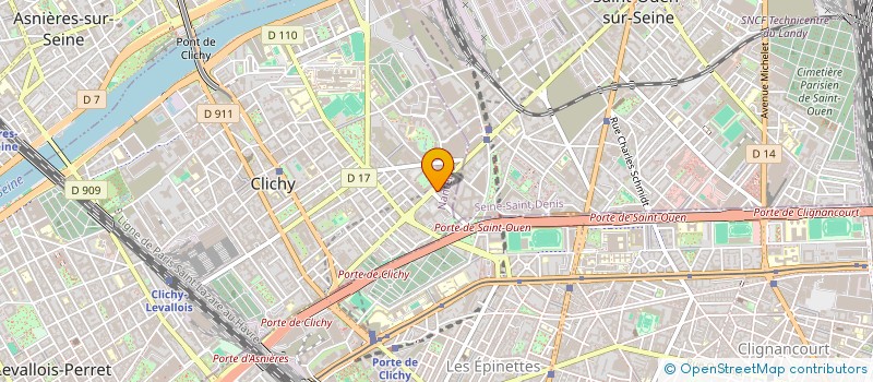 localisation de l'entreprise MUCHLUV à CLICHY