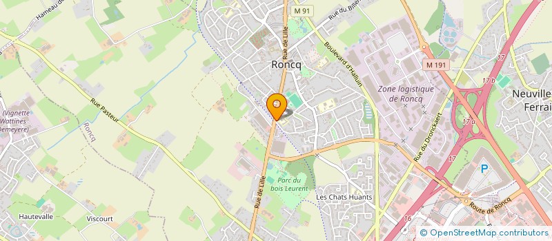 localisation de l'entreprise MUCI VANDEKADSYE à RONCQ