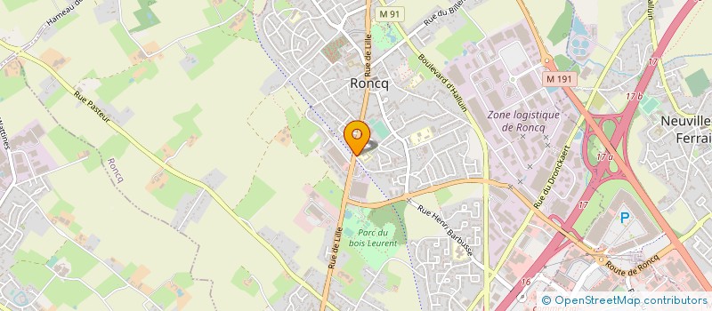 localisation de l'entreprise MUCI VDK à RONCQ