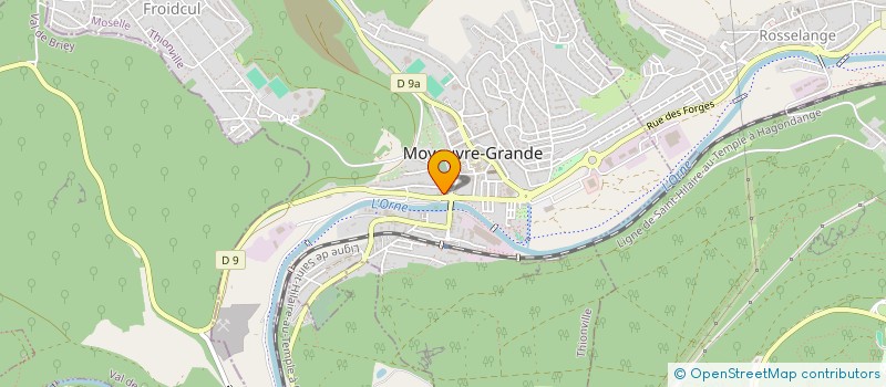 localisation de l'entreprise MUD  MOYEUVRE-GRANDE