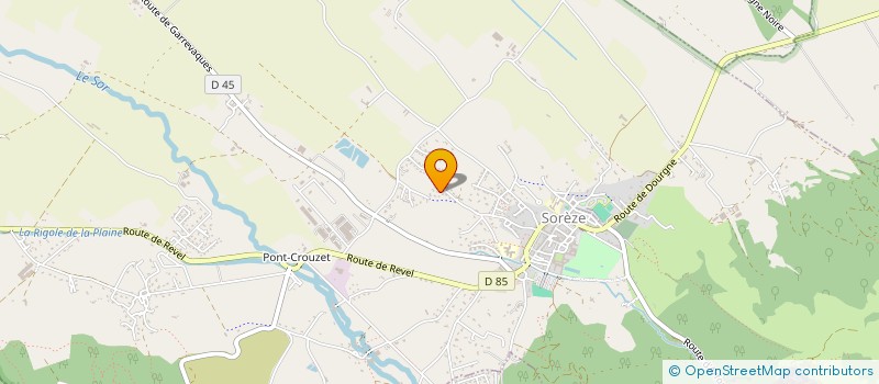 localisation de l'entreprise MUD PARK  SOREZE