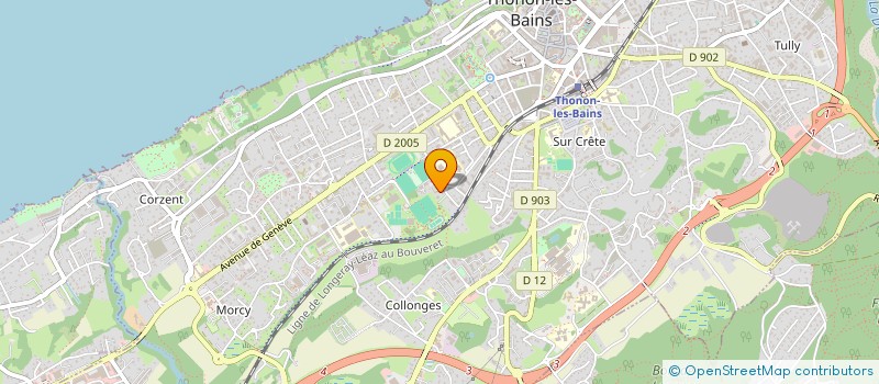 localisation de l'entreprise MUDADA à THONON-LES-BAINS