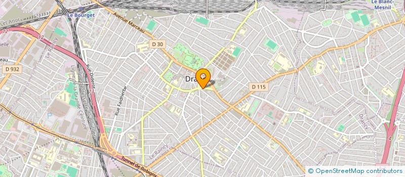 localisation de l'entreprise MUDETAF  DRANCY