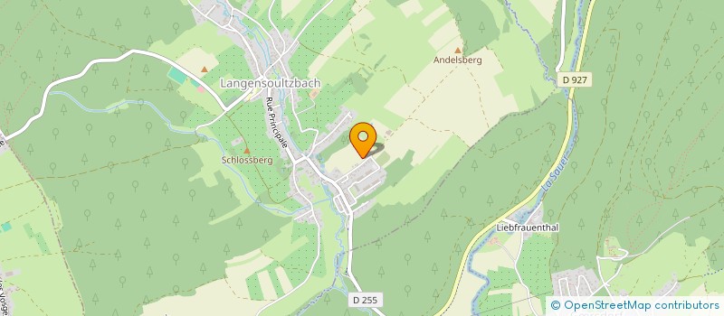 localisation de l'entreprise MUDITA  LANGENSOULTZBACH