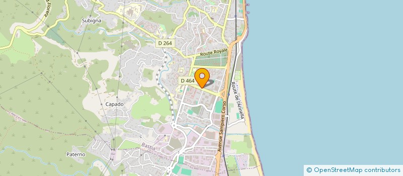 localisation de l'entreprise MUDO ACADEMIE CORSICA  BASTIA