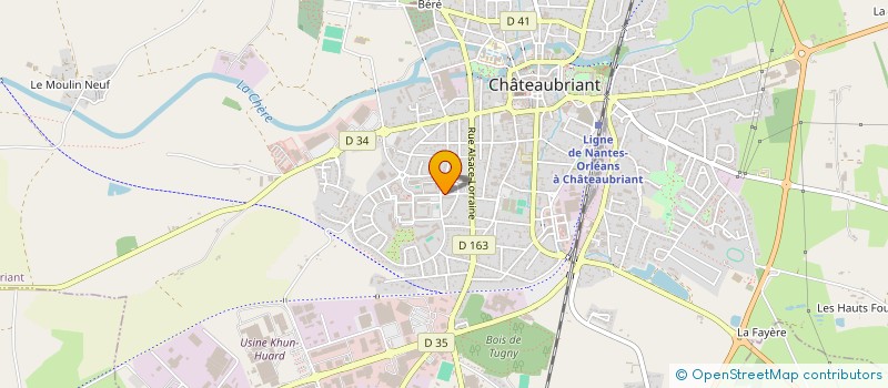 localisation de l'entreprise MUDO BAT à CHATEAUBRIANT